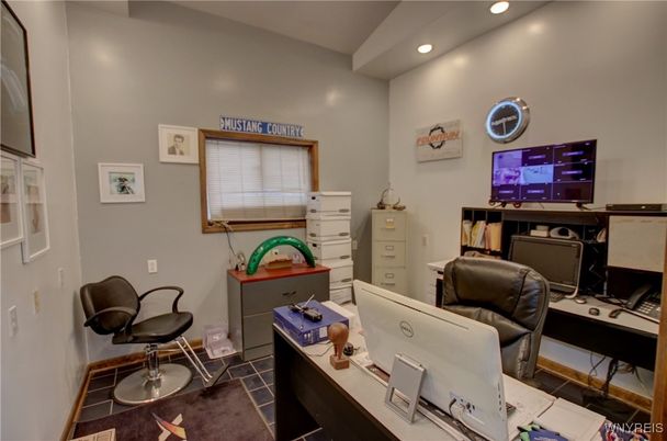 Home Office, Interior, Recessed Lighting