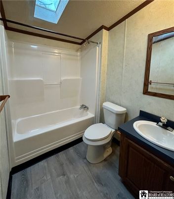 Bathroom, Interior, Wood Texture Flooring