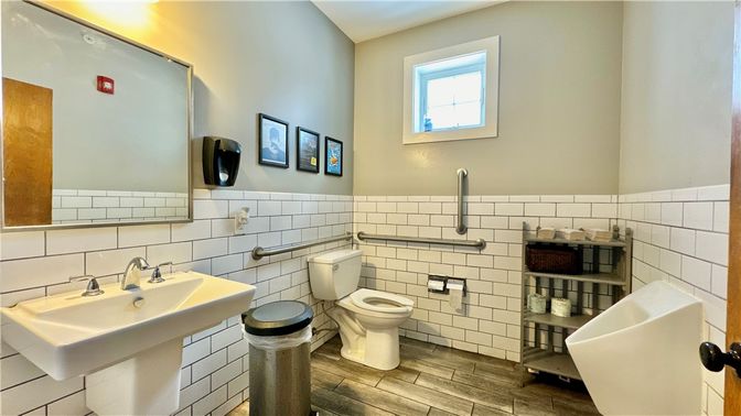 Bathroom, Interior, Wood Texture Flooring
