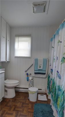 Bathroom, Interior, Wood Texture Flooring