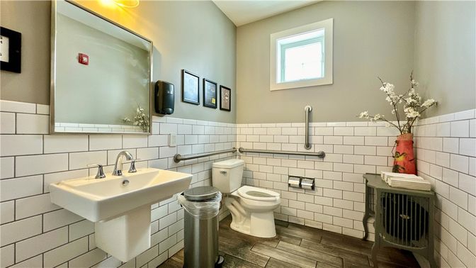 Bathroom, Interior, Wood Texture Flooring
