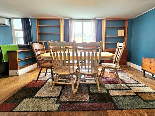 Dining room, Interior, Wood Texture Flooring