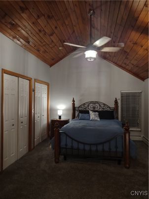 Bedroom, Interior, Wooden Ceilings