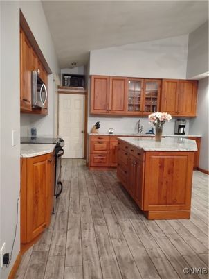 Interior, Kitchen, Wood Texture Flooring