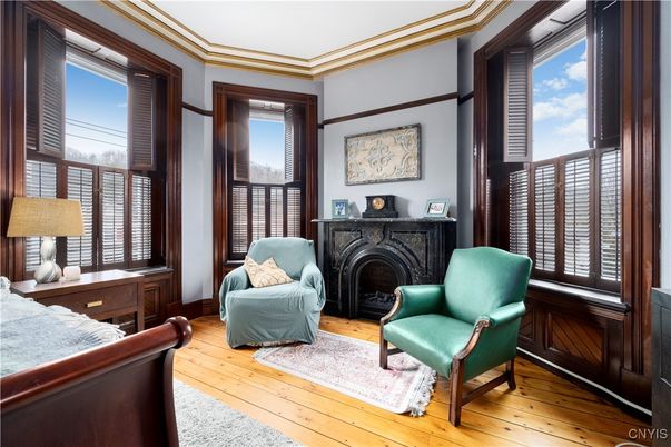 Fireplace, Interior, Wood Texture Flooring