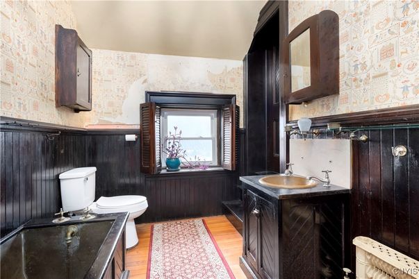 Bathroom, Interior, Wood Texture Flooring
