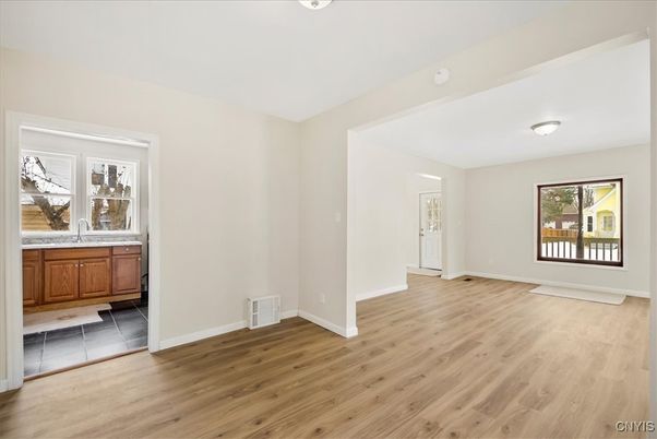 Empty room, Interior, Wood Texture Flooring