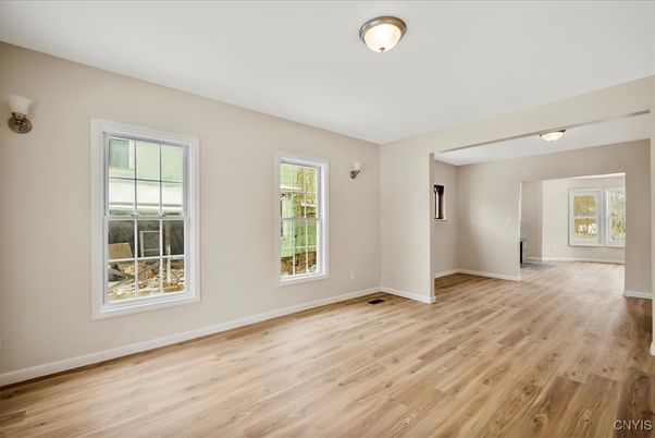 Empty room, Interior, Wood Texture Flooring