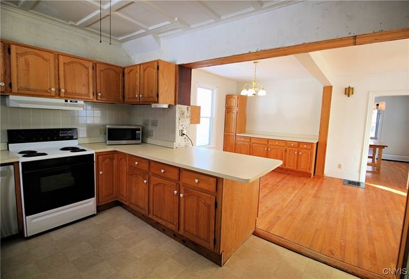 Chandelier, Interior, Kitchen, Pendant Lights, Wood Texture Flooring