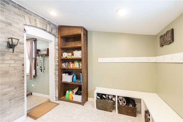 Interior, Recessed Lighting, Stone Walls
