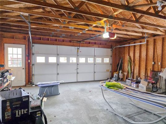 Garage, Interior, Wooden Beams, Wooden Walls