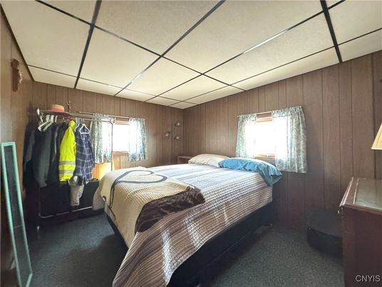 Bedroom, Interior, Wooden Walls