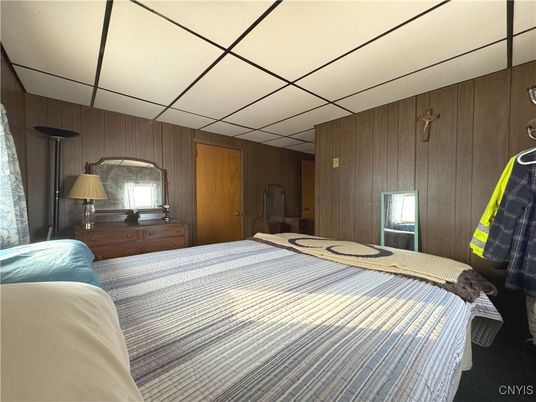 Bedroom, Interior, Wooden Walls