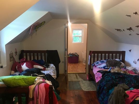 Bedroom, Interior, Wood Texture Flooring