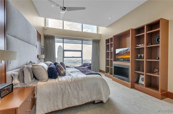Bedroom, Interior, Recessed Lighting