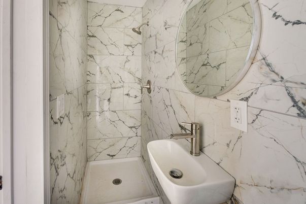 Bathroom, Interior, Marble Walls