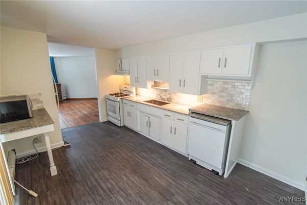 Interior, Kitchen, Wood Texture Flooring
