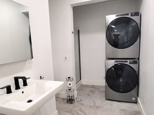 Bathroom, Interior, Utility Closets, Washer