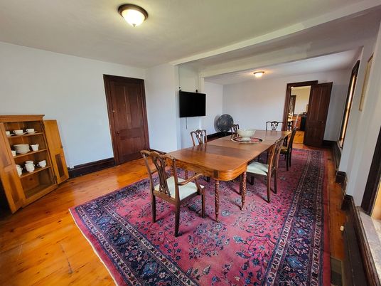 Dining room, Interior, Wood Texture Flooring