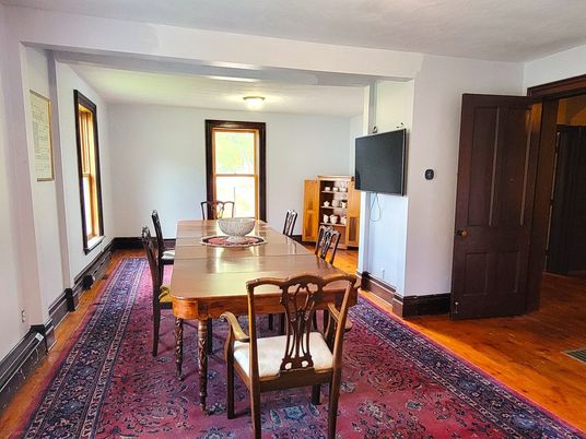 Dining room, Interior, Wood Texture Flooring