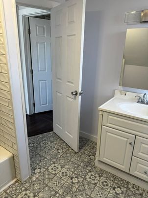 Bathroom, Interior, Wood Texture Flooring