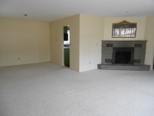 Empty room, Fireplace, Interior