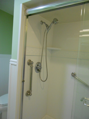 Bathroom, Glass Shower, Interior