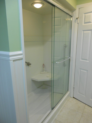 Bathroom, Glass Shower, Interior