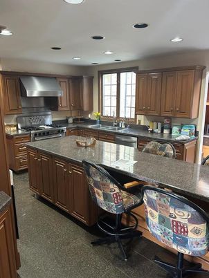 Interior, Kitchen, Recessed Lighting, Stainless Steel Appliances