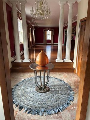 Chandelier, Interior, Wood Texture Flooring