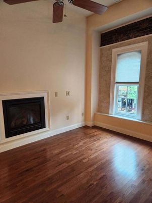Empty room, Fireplace, Interior, Wood Texture Flooring