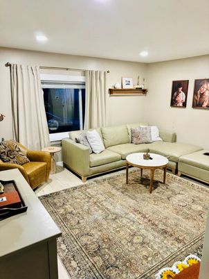 Interior, Living room, Recessed Lighting