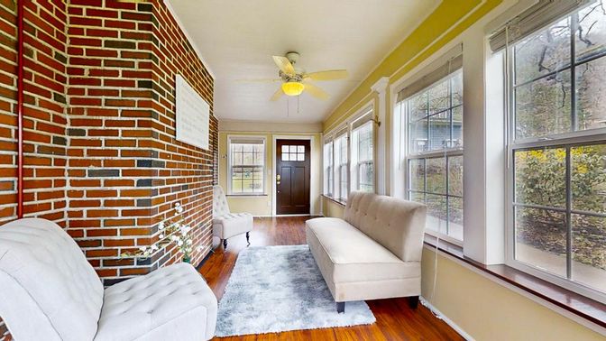 Interior, Stone Walls, Wood Texture Flooring