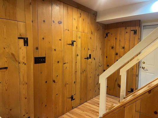 Interior, Wood Texture Flooring, Wooden Walls