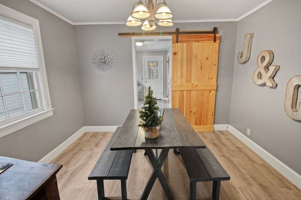 Dining room, Interior, Wood Texture Flooring
