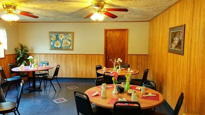 Dining room, Interior, Wooden Walls