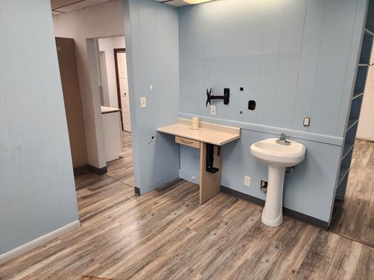 Bathroom, Interior, Wood Texture Flooring