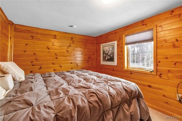 Bedroom, Interior, Wooden Walls