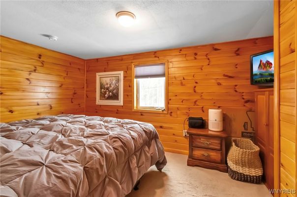 Bedroom, Interior, Wooden Walls