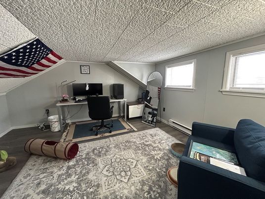 Home Office, Interior, Wood Texture Flooring