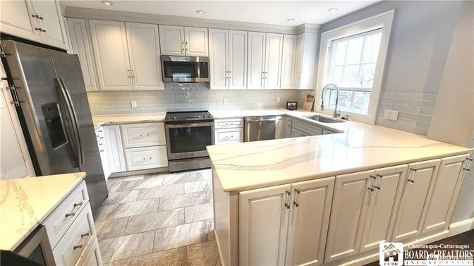 Interior, Kitchen, Recessed Lighting, Stainless Steel Appliances