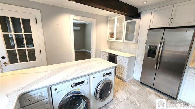 Interior, Kitchen, Recessed Lighting, Washer