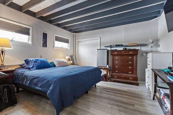 Bedroom, Interior, Wooden Beams, Wood Texture Flooring