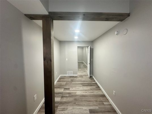 Interior, Recessed Lighting, Wooden Beams, Wood Texture Flooring