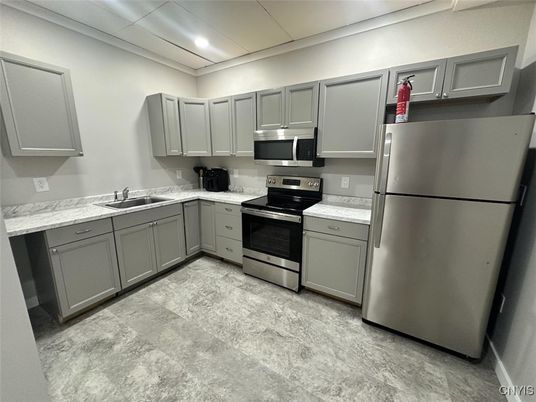 Interior, Kitchen, Recessed Lighting, Stainless Steel Appliances