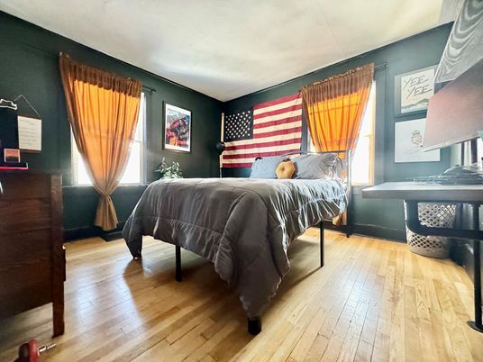 Bedroom, Interior, Wood Texture Flooring