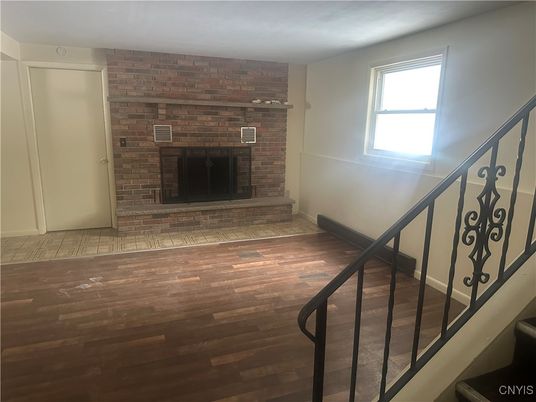 Fireplace, Interior, Stone Walls, Wood Texture Flooring