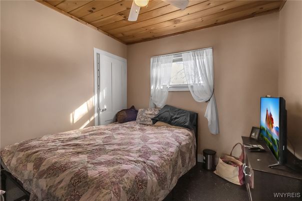 Bedroom, Interior, Wooden Ceilings
