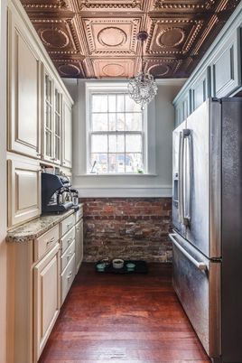 Chandelier, Interior, Kitchen, Pendant Lights, Wood Texture Flooring