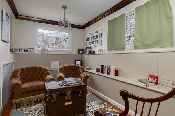 Chandelier, Home Office, Interior
